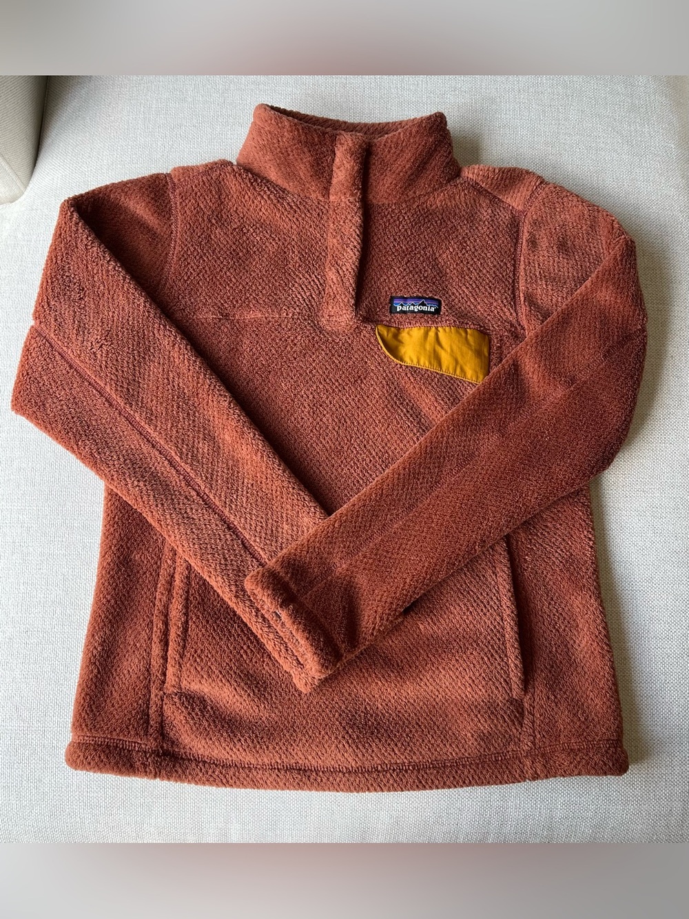 Patagonia Women’s Re-Tool Snap-T Pullover- Rust Orange